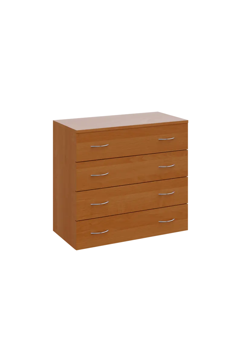 N 2 - 84Z kancelářská skříň, 4-zásuvková, 750x800x400, olše jantar